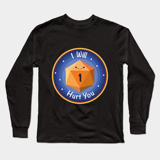 Nat 1 T-shirt Long Sleeve T-Shirt by Sarah's Simulacrum